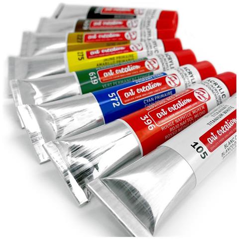 Colori Acrilici Artcreation - Impostare 8 X 12 Ml - Foto 2