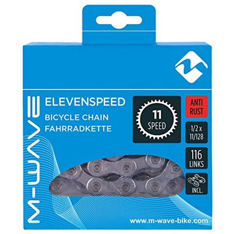 Catena 1/2 X 11/128 Pollici 116 Maglie 11s Argento Antiruggine - Foto 2