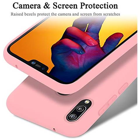 Custodia Compatibile Con Huawei P20 Lite / Nova 3e In Liquid Rosa - Coperchio Protettivo In Silicone Tpu Flessibile - Foto 2