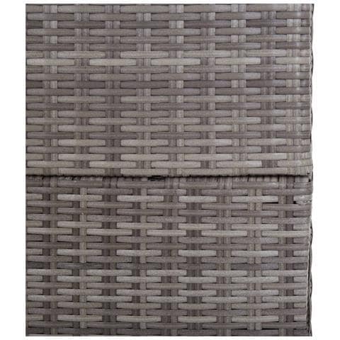 Baule da Giardino Grigio 150x100x100 cm in Polyrattan - Foto 9
