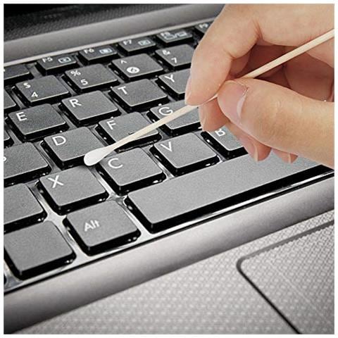 300 Pcs Tamponi Di Cotone Biodegradabile Lungo Manico Di Legno Cotton Buds Per Pulizia Lucidatura Arti Gioielli E Mestieri Lapplicazione Di Vernice Lubrificazione Colla Epossidica - Foto 4