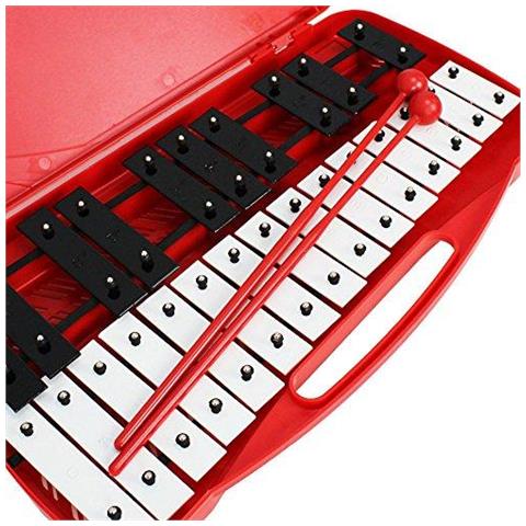 25 Nota Cromatica Glockenspiel Con Beaters - Foto 4