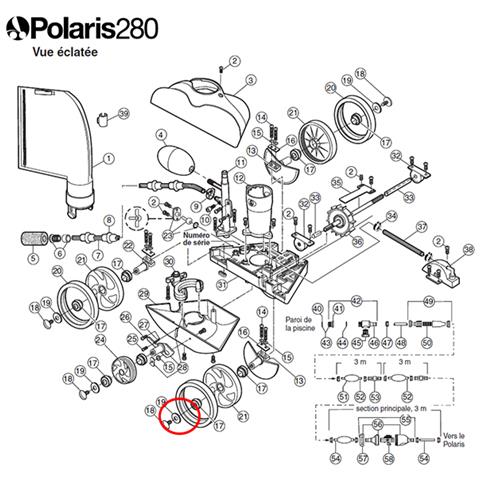 Rondella In Plastica Per Polaris 180/280 - C64 - Foto 2