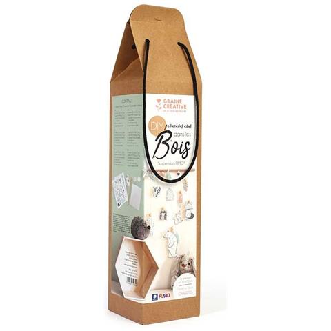 Scatola Di Argilla Polimerica - Appendiabiti Foresta E Animali - Foto 1