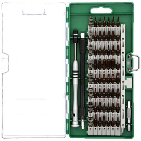 Kit Riparazione Smartphone, 58 Pezzi, Precision Crv, Verde - Foto 1