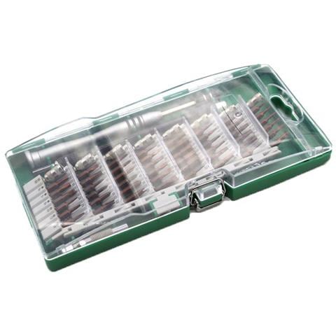 Kit Riparazione Smartphone, 58 Pezzi, Precision Crv, Verde - Foto 3