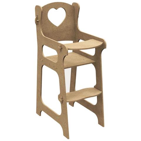 Sedia Per Bambole In Legno Mdf Per Decorare - Foto 1