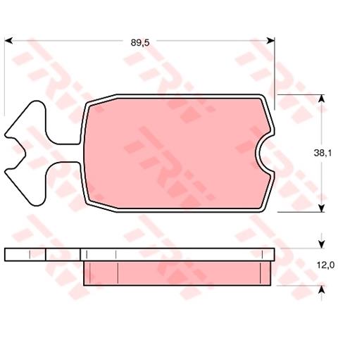 Pattini Freno Citroen 2 Cv 6 Gdb127 - Foto 1