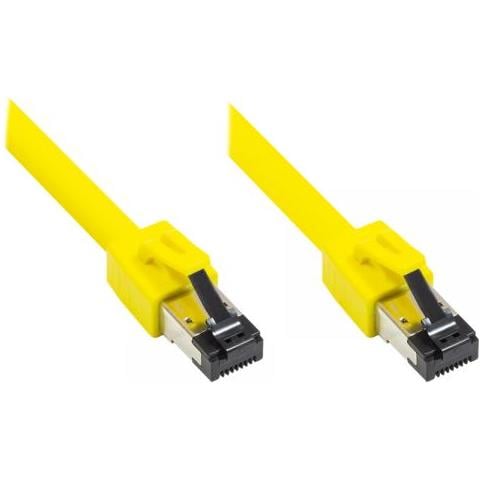 Alcasa 8080-075y Cavo Di Rete Giallo 7,5 M Cat8.1 S /ftp (s-stp) - Foto 1