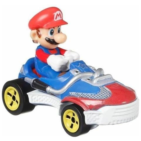 Set Veicoli Hot Wheels Mario Kart 8 Cm 4 Pezzi - Foto 2