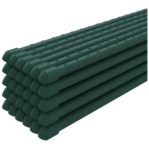 Supporti Per Piante Da Giardino 30 Pz Verde 90 Cm Acciaio - Foto 3