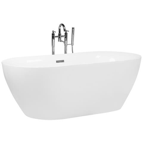 Vasca Da Bagno Freestanding Carrera 160 X 75 Cm Bianco - Foto 2