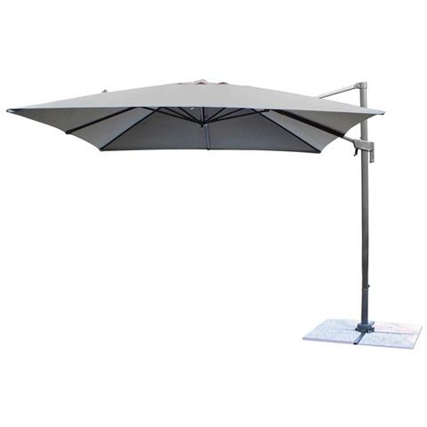 Ombrellone Da Giardino 3x3 Mt Con Telo In Poliestere E Palo Laterale In Alluminio Ercules - Foto 1