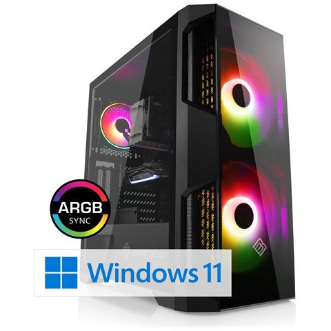 Pc Desktop M11010H AMD Ryzen 5 8400F 6 Core 4.2 GHz Ram 16 GB SSD 1 TB Nvidia GeForce RTX 4060 8 GB 6 xUSB 3.2 Windows 11 Home - Foto 1