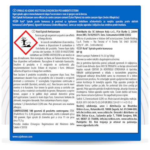 Spirali Antizanzare Confezione 10 Pezzi Per Esterno - Foto 2