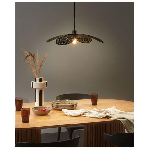 Lampadario Koshi Metallo Nero - Foto 1