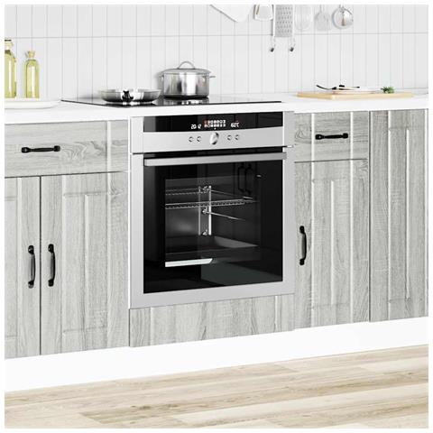 Armadio Forno Lucca Grigio Sonoma In Legno Multistrato - Foto 3