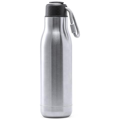 Dam Bottiglia Termica Doppia Parete Caldo/freddo In Acciaio Inossidabile 830 Ml 7,9x7,9x28,2 Cm. Color Argento - Foto 1