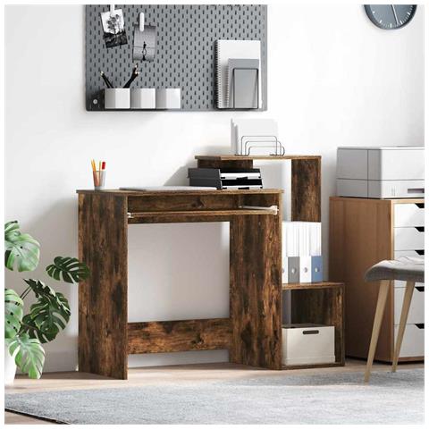 Scrivania per Computer Rovere Affumicato Rovere affumicato - Foto 2