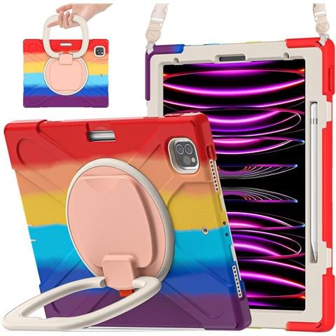 Custodia Per Ipad Pro 3/2/1 11"" Con Supporto E Tracolla Colorata - Foto 1