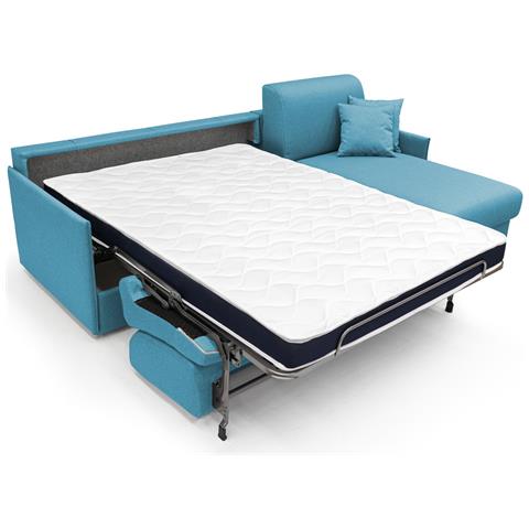 Evans Divano Letto Angolare Impermeabile T13 Azzurro - Foto 2