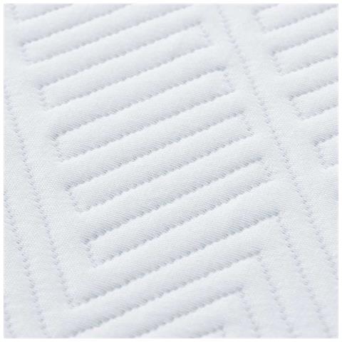 Materasso Bianco e Blu 80 x 160 cm Schiuma - Foto 9