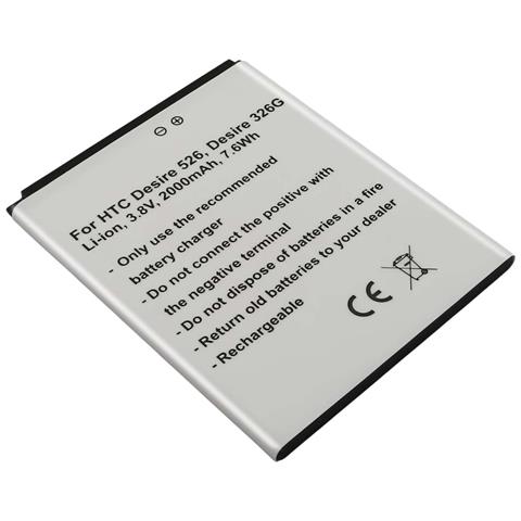 Batteria Per Smartphone Htc Desire 526 / Desire 326g Li-ion 3.8v 2000mah 7,6 Wh - Foto 1