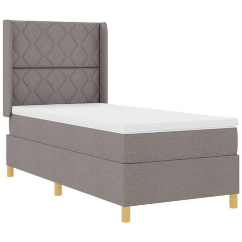 Letto a molle con materasso Talpa 100 x 200 cm Tessuto - Foto 1