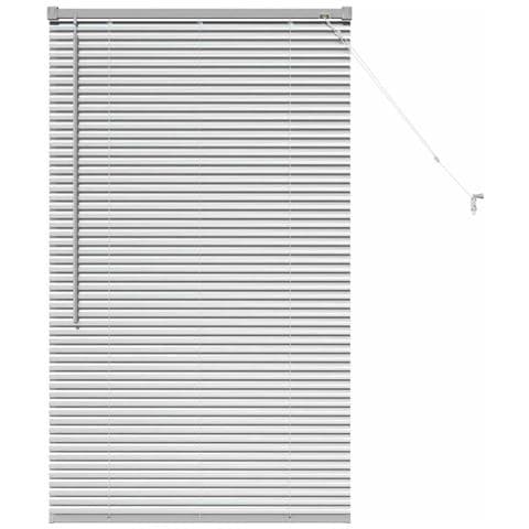 Tenda per Finestra con tende Manuale Argento Alluminio - Foto 1