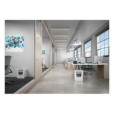 IQ Office Cross distruggi documenti Triturazione incrociata 55 dB 22,3 cm Bianco - Foto 2