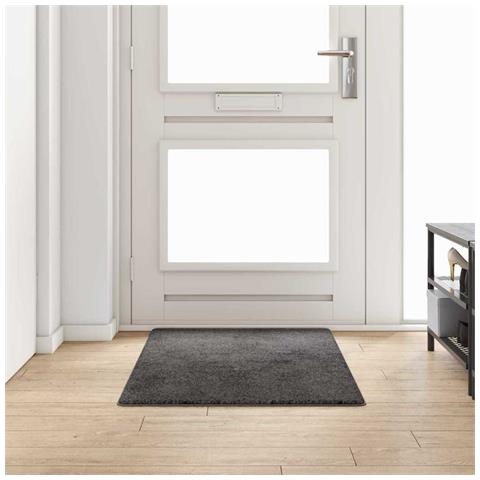 Runner in Moquette Grigio 80 x 150 cm 100% Polipropilene Tuft - Foto 2