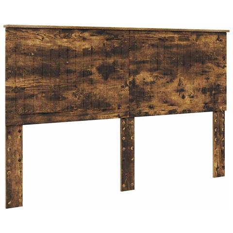 Testiera con testiera Rovere fumé 160 cm Legno multistrato - Foto 1