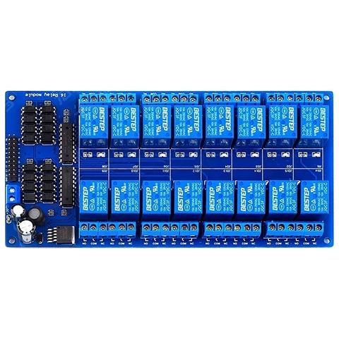 Modulo Relè 16 Canali 12v - Compatibile Con Arduino | Isolamento Ottico, Spdt, 10a | Automazione E Robotica, Alta Qualità - Foto 2