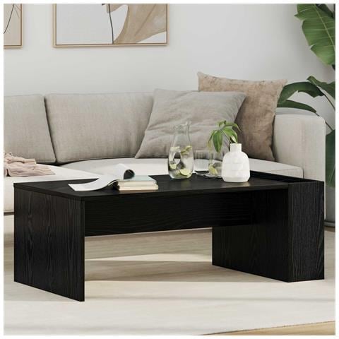 Tavolino da salotto Rovere Nero 95 x 50 x 34 cm - Foto 2