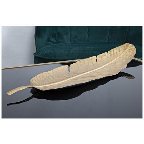 Svuotatasche A Foglia In Ferro Dorato Glam B — 18x55 Cm - Foto 8