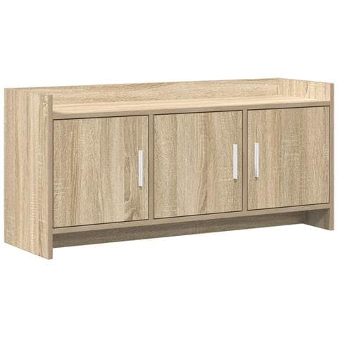 Mobile TV 102 x 33 x 47 cm Rovere Sonoma Legno ingegnerizzato - Foto 1