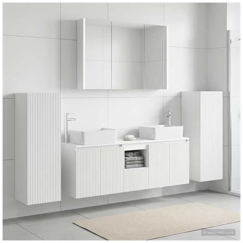 Set di mobili per il bagno 6 pcs Bianco - Foto 2