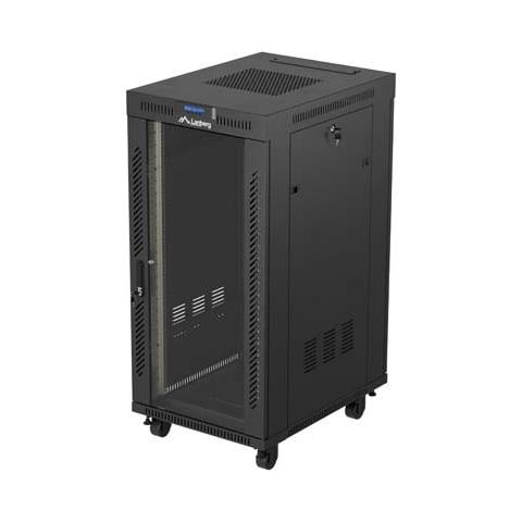 FF01-6824-12BL rack 24U Rack indipendenti Nero - Foto 1