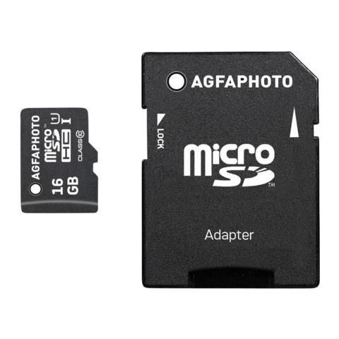 16GB MicroSDHC Class 10, 16 GB, Micro Secure Digital High-Capacity (MicroSDHC) , Nero, 1,5 cm, 1,1 cm, 1 mm - Foto 2