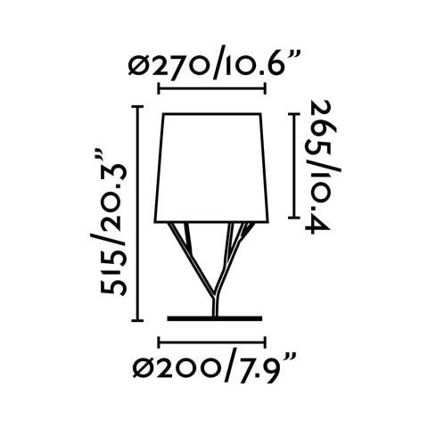 Faro 29866 - Tree Lampada Da Tavolo Nero - Foto 11