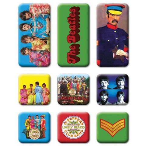 Beatles (the) : Sgt Pepper (set 9 Magneti)  - Foto 1