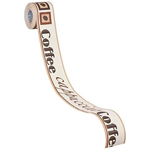 A. s. Cr? ation 282811 - Bordo Decorativo Autoadesivo Con Chicchi Di Caff? , Colore: Marrone / beige - Foto 1