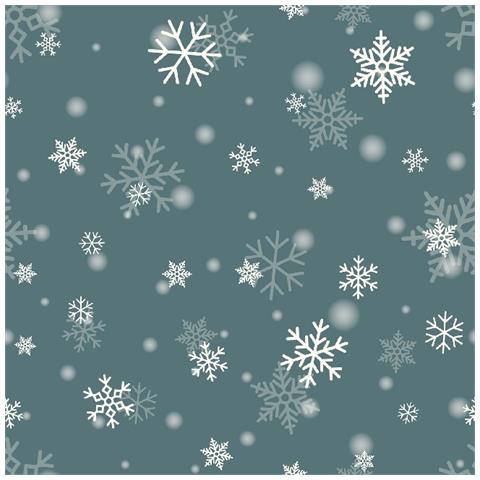 Tappeto Stampato Snowflakes - Geometrico - Arredo - Antiscivolo - Da Soggiorno, Salotto, Camera - Multicolore In Poliestere, Cotone, 80 X 120 Cm - Foto 1