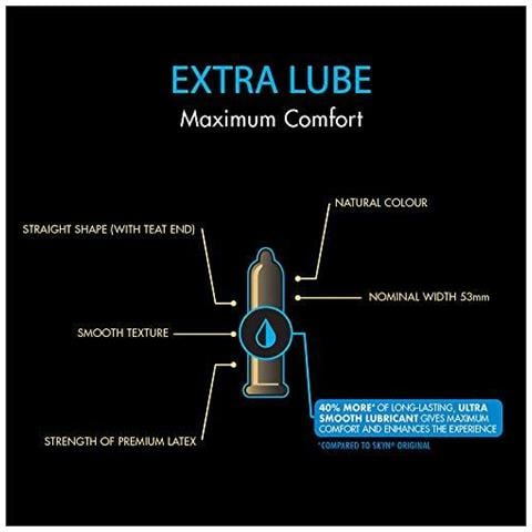 Lube Extra Pack Di Non-lattice Preservativi Confezione Da 10 - Foto 2