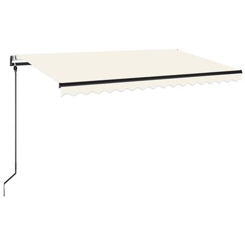 Tenda Automatica Con Sensore Vento E Led 400x350 Cm Crema - Foto 1