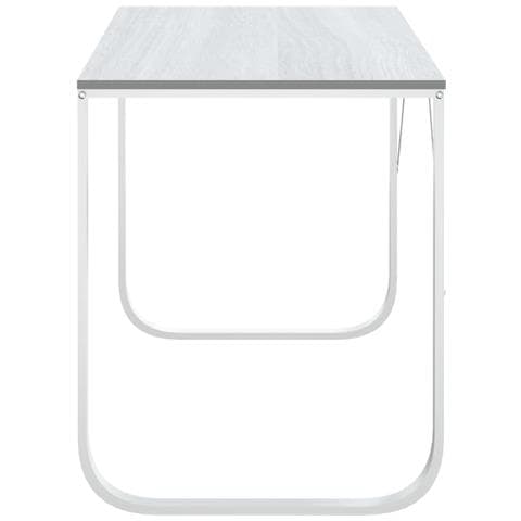 Scrivania Per Computer Bianca 110x60x73 Cm In Truciolato - Foto 5