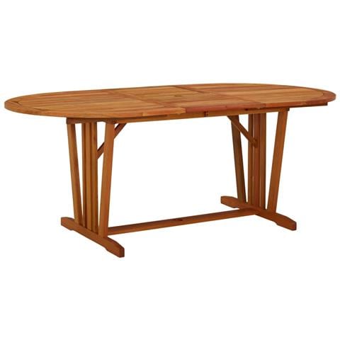 Tavolo Da Giardino 200x100x75 Cm In Legno Massello Di Eucalipto - Foto 1