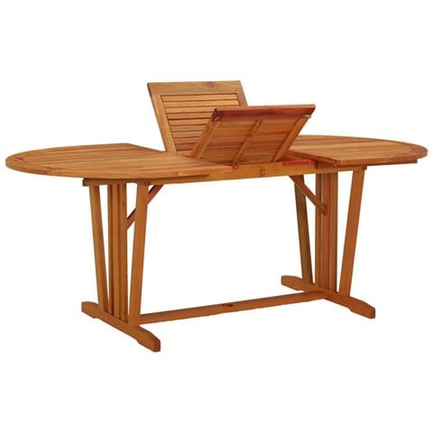 Tavolo Da Giardino 200x100x75 Cm In Legno Massello Di Eucalipto - Foto 9