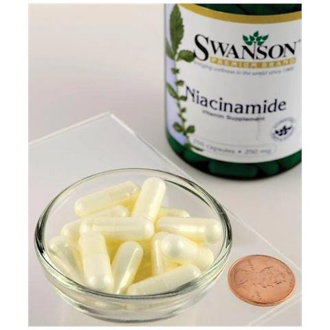 Vitamina B-3 Niacinamide 250 Mg 250 Caps Swanson Health Products - Foto 2