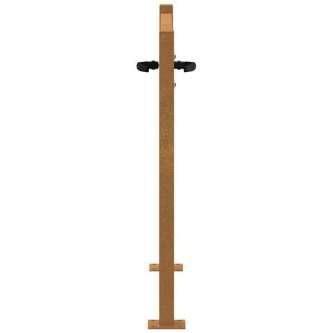 Cancello Da Giardino 105x105 Cm In Acciaio Corten - Foto 8